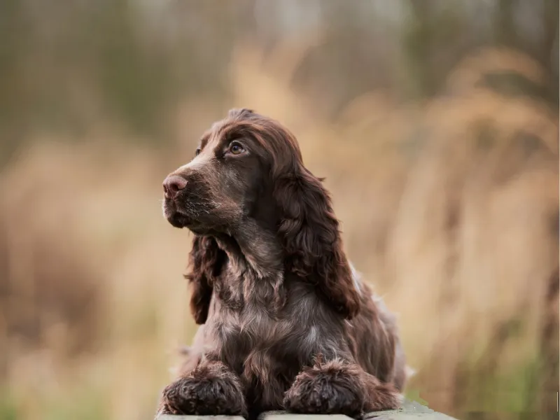 Head profile of English Cocker Spaniel