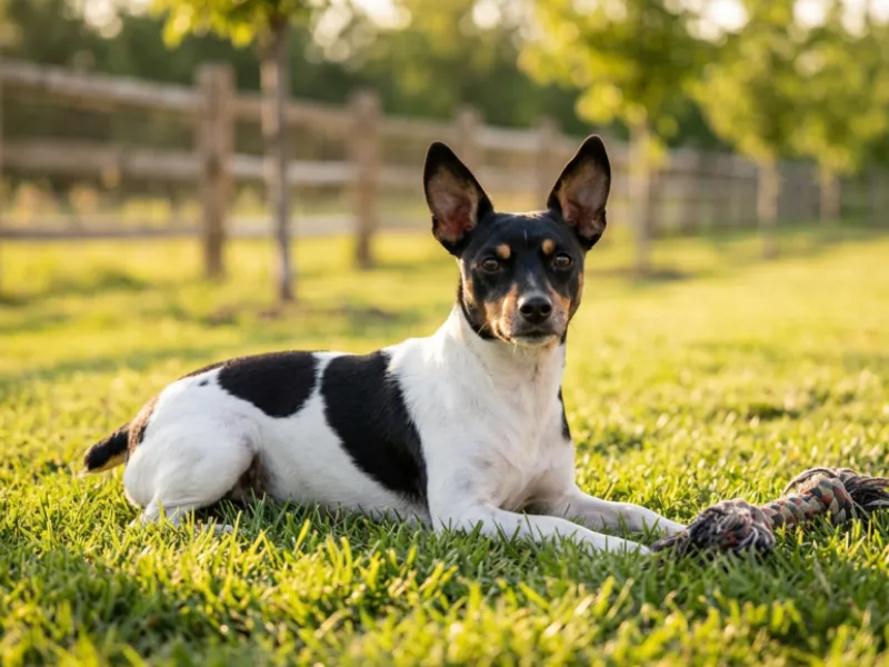 Teddy Roosevelt Terrier with his head cocked